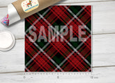 Tartan Plaid Patterned Adhesive Vinyl 459